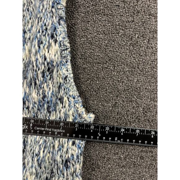Chico's Chunky Knit Sweater Vest Womens Size 3 US XL Blue Sleeveless Super Soft - Picture 7 of 7